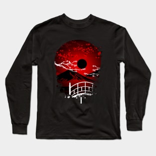 Red Blossom Long Sleeve T-Shirt